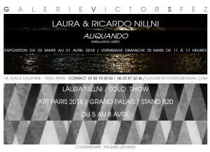 Galerie VICTOR SFEZ   exposition Laura & Ricardo NILLNI  25 Mars au 21 Avril 2018