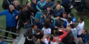 Derniers matchs de la 30ème journée en images Bagarre en fin de match entre Marseillais et Lyonnais