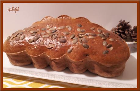 Breadcake à la patate douce et graines de courge