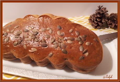 Breadcake à la patate douce et graines de courge