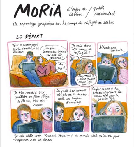 [REPORTAGE GRAPHIQUE] : Dans un camp de réfugiés par Judith Vanistendae