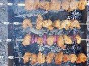 Brochettes suprême poulet fermier marinées l’asiatique