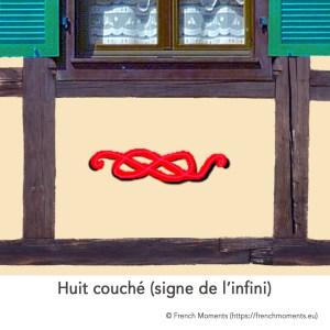 Huit couché, signe de l'infini © French Moments