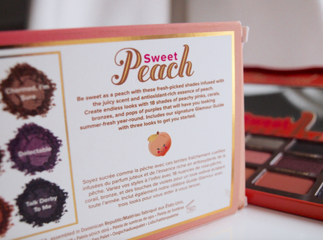 Sweet Peach de Too Faced, la palette qui donne la pêche! (+ swatch foireux inside)
