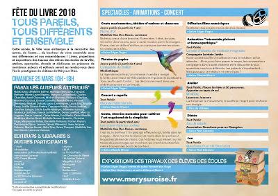 Salon du livre de Méry-sur-Oise – Mars 2018