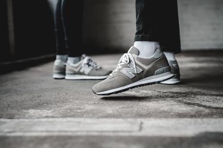 New Balance 574 Grey Day Both