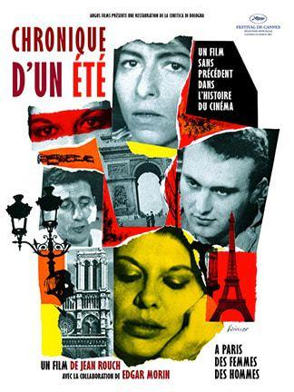 Rendez-vous du documentaire, Chronique d’un été d’Egar Morin et Jean Rouch, mardi 27 mars à Lumière Bellecour