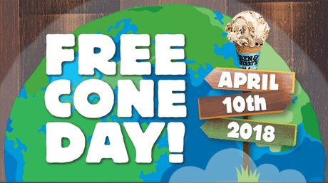 Ben & Jerry’s Free Cone Day 2018