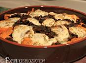 Gratin Patate Douce, Champignons Mozzarella