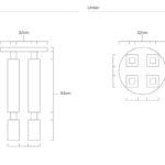 Le tabouret en bois Kubb du studio de design suédois Reko Studio Le tabouret en bois Kubb du studio de design suédois Reko Studio