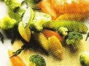 Salade légumes scampi