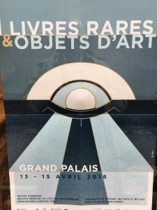 Salon  des Livres rares & Objets d’Art au Grand Palais 13/15 Avril 2018