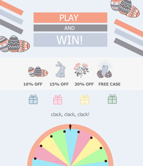 Easter Sale Wheel of Fortune