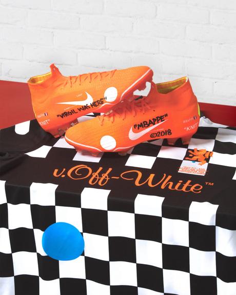 Kylian Mbappe portera les Off White x Nike Mercurial Vapor Off White x Nike Mercurial
