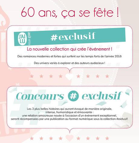 Découvrez le concours d'écriture et les collections exclusives de J'ai Lu pour ses 60 ans