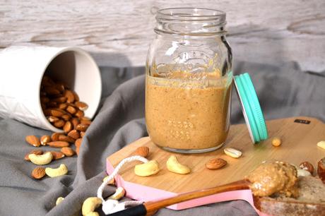 Amandes, cacahuètes et cajou : mon beurre d'oléagineux maison