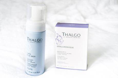 A la découverte de la marque Thalgo: écume d'eau micellaire éveil à la mer et patch yeux hyaluronique
