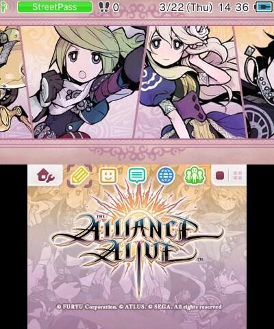 The Alliance Alive nintendo 3ds 1