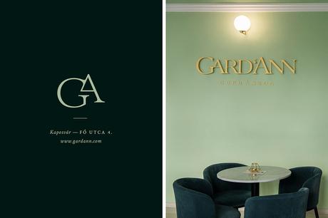 L'identité visuelle, le design d'espace et le packaging de Gard'Ann Patisserie par le studio Kissmiklos . L'identité visuelle, le design d'espace et le packaging de Gard'Ann Patisserie par le studio Kissmiklos .
