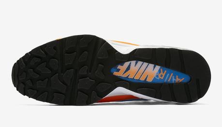 Nike Air Max 93 in Blue Nebula and Total Orange