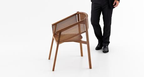 Wood U la chaise en bois par Alexandre Boucher