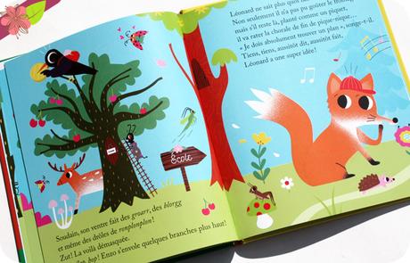 Le corbeau et le renard racontée aux enfants d'Aurélie Desfour et Sarah Andreacchio - un petit livre d'or