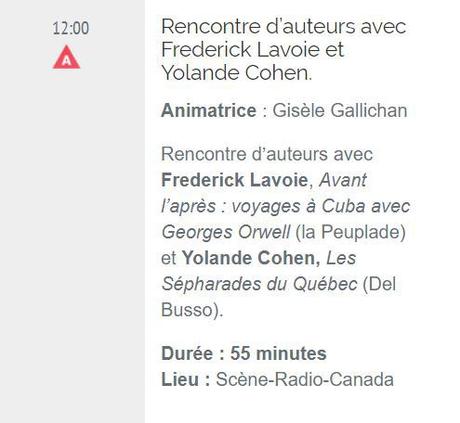 Plus de 35 suggestions pour le Salon international du livre de Québec 2018