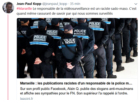 A #Marseille, la police de proximité à une drôle de gueule…