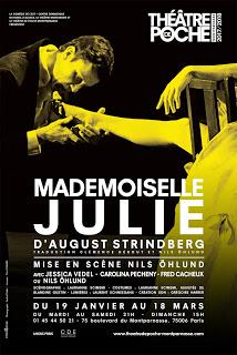 Mademoiselle Julie dans la mise en scène Nils Öhlund Mademoiselle Julie dans la mise en scène Nils Öhlund