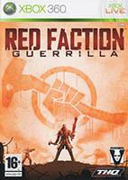 Jaquette DVD de l'édition Xbox 360 PAL du jeu vidéo Red Faction: Guerrilla