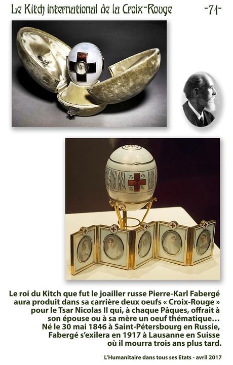 Pâques a son « Kitch international de la Croix-Rouge » et il est signé Fabergé…