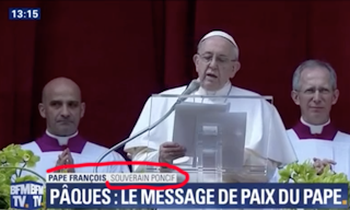 BFM TV rebaptise le Pape, souverain poncif !