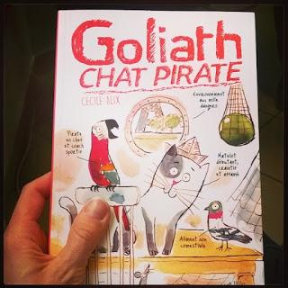 Goliath chat pirate de Cécile Alix illustré par Louis Thomas