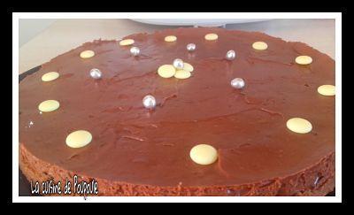 Cheesecake au chocolat sans cuisson au thermomix (sans gluten)