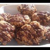 Biscuits croquants à l'avoine et au chocolat (sans gluten, végétaliens) au thermomix ou sans - La cuisine de poupoule
