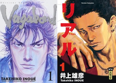 Le point sur les mangas Vagabond et Real de Takehiko INOUE au Japon