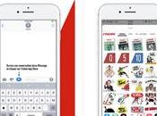 stickers débarquent dans L'EQUIPE iPhone