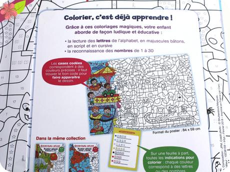 Coloriages malins - poster géant - éditions Nathan