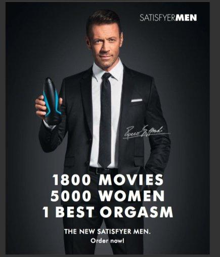 SATISFYER MEN MASTURBATOR & ROCCO SIFFREDI