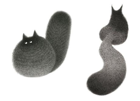 Les adorables illustrations de chats par Kamwei Fong
