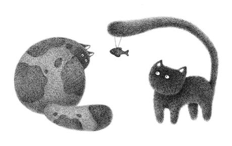 Les adorables illustrations de chats par Kamwei Fong