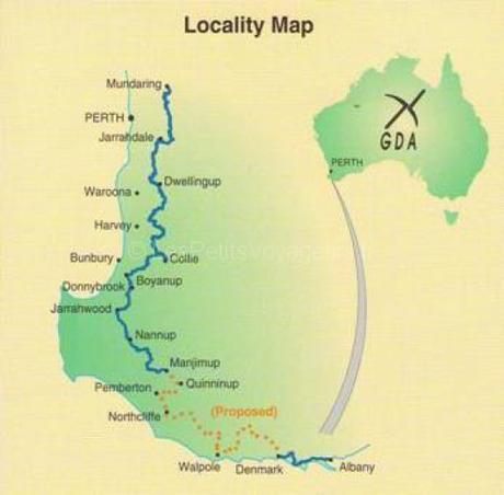 1000 km de piste réservée aux VTT en Australie : The Munda Biddi Trail