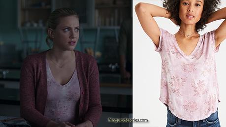 RIVERDALE : Betty and her little floral top in s2ep17