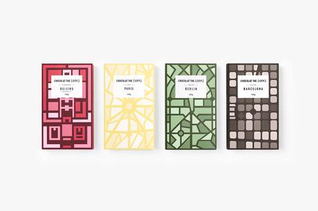 Le packaging Chocolat the [City] par le studio Rong Design