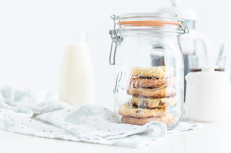 Chewy Cookies au chocolat au lait