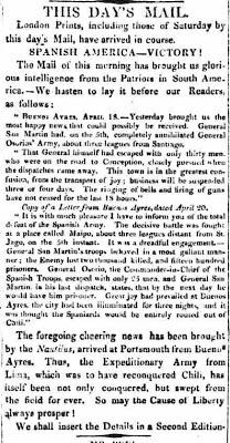 Il y a deux cents ans aujourd'hui, San Martín gagnait la bataille de Maipú [Bicentenaire]