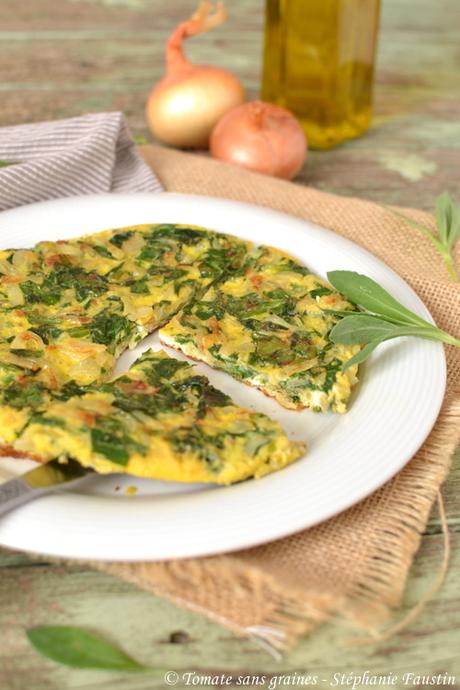 Omelette au silène enflé {plante sauvage} Omelette au silène enflée