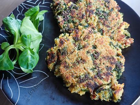 Galettes au Quinoa et Chou frisé / Quinoa and Kale Patties