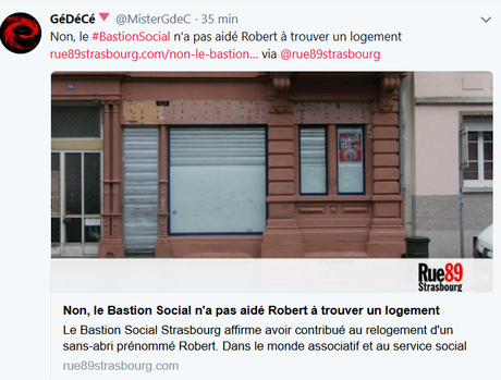 Où le #BastionSocial de #Strasbourg se fout de la gueule des pauvres #Fakenews Où le #BastionSocial de #Strasbourg se fout de la gueule des pauvres #Fakenews