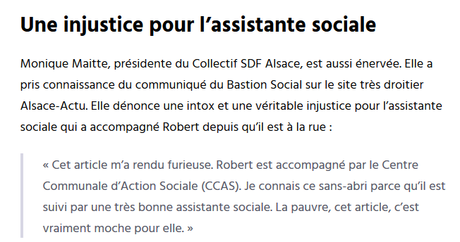 Où le #BastionSocial de #Strasbourg se fout de la gueule des pauvres #Fakenews Où le #BastionSocial de #Strasbourg se fout de la gueule des pauvres #Fakenews